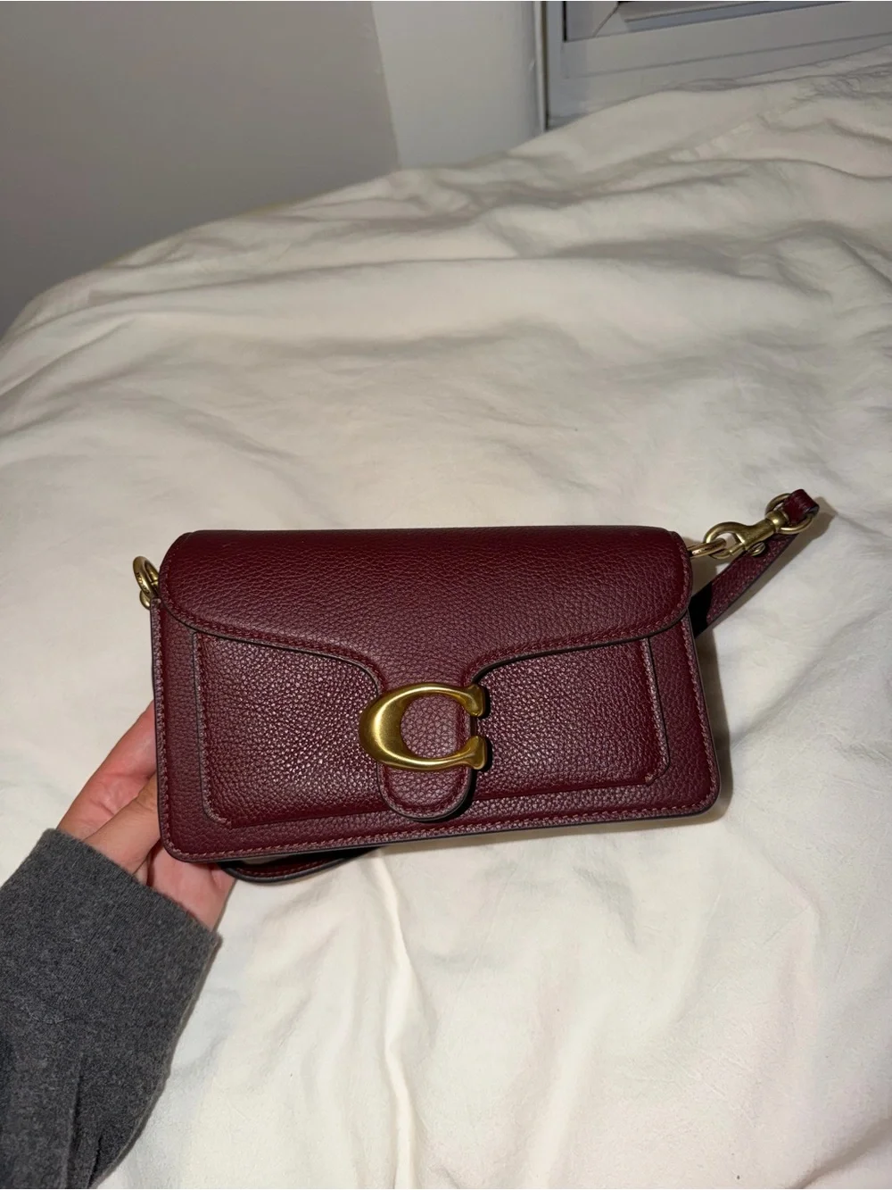 Coach Tabby Shoulder Bag Merlot